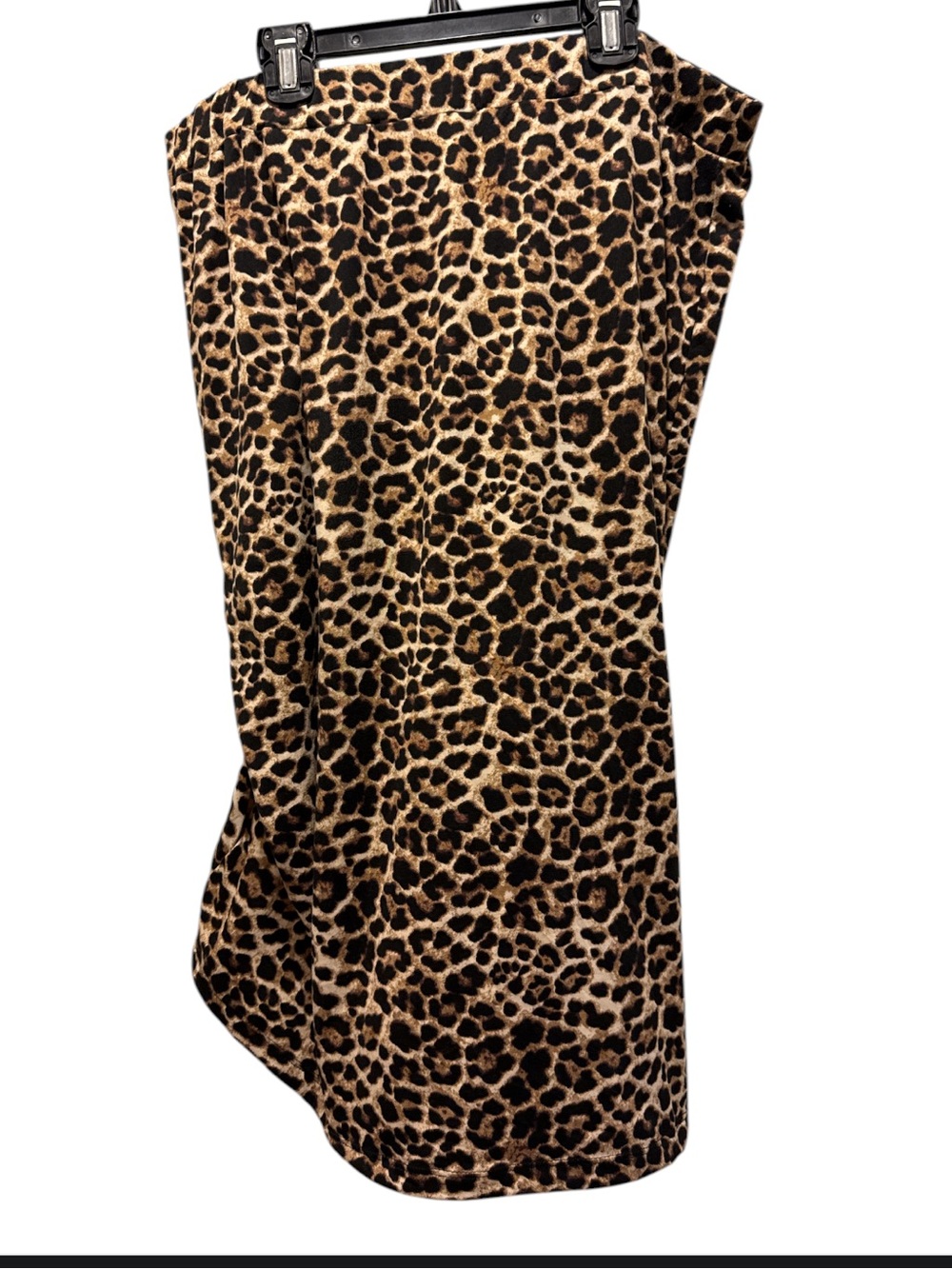 Leopard Ruched Midi Skirt - Picture 4 of 5